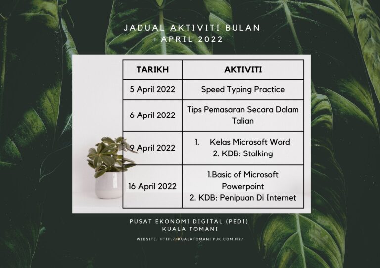 Jadual-Aktiviti-Bulan-Aprill-2022